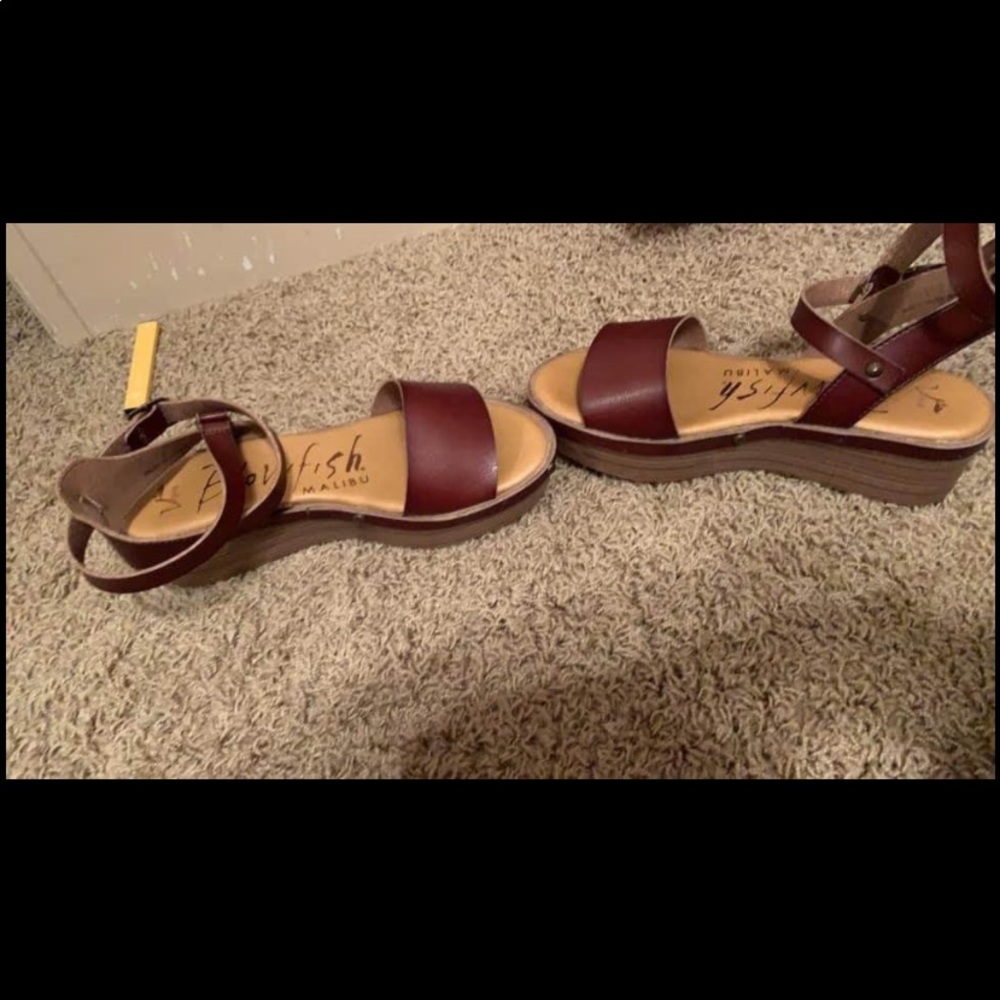 Summer sandals brown